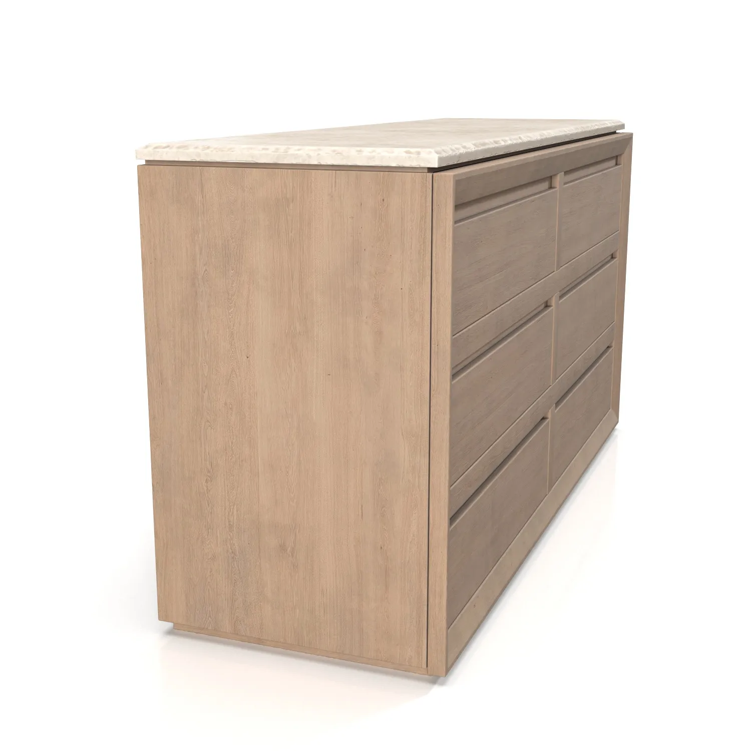 Sofita Marble Dresser PBR 3D Model_04
